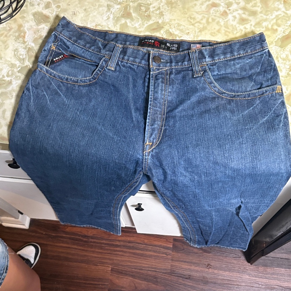 Classic Blue Denim Jean Shorts for Men